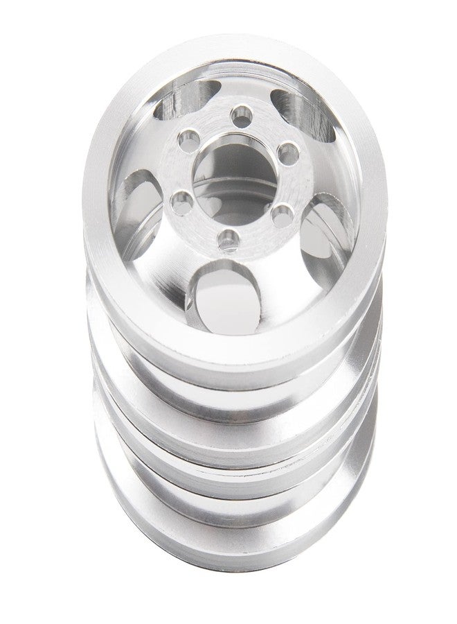 في جو هوبي محور حافة عجلة التحكم عن بعد المعدني من Vgoohobby متوافق مع سيارات التحكم عن بعد WPL B1 B14 B16 B24 B36 C14 C24 C34 B36 بمقياس 1/16 (فضي) - Image 5
